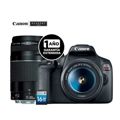C&aacute;mara Canon T7 KIT doble lente 18&ndash;55/EF 75-300