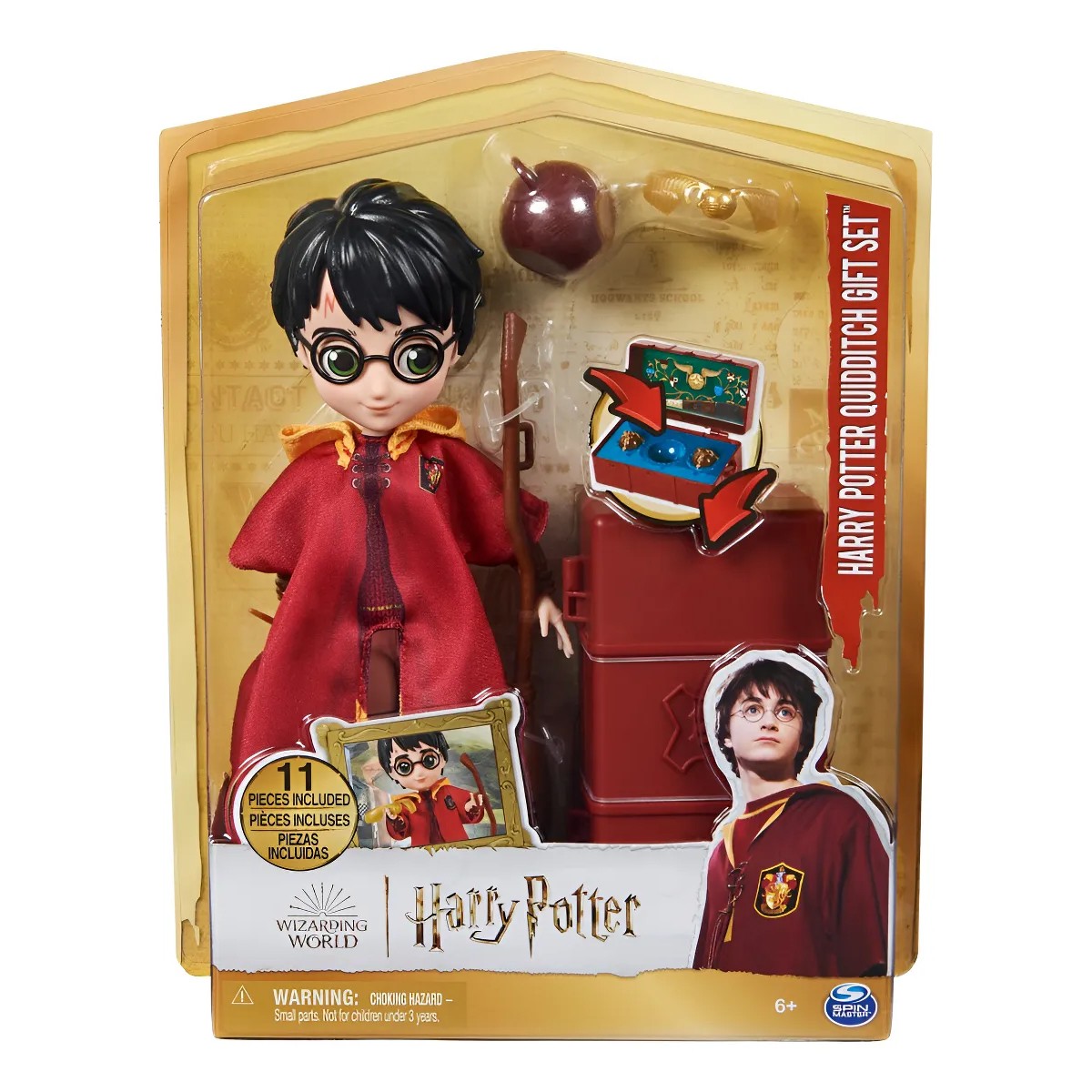 Wizarding World Harry de Lujo 8" Quidditch image number null