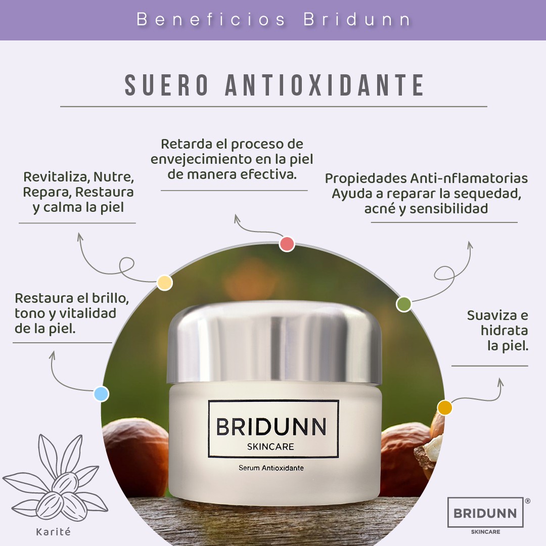 Serum Vitamina E Antioxidante Facial &middot; Preventivo Antiedad Piel Opaca Protecci&oacute;n Radicales Libres Bridunn image number null