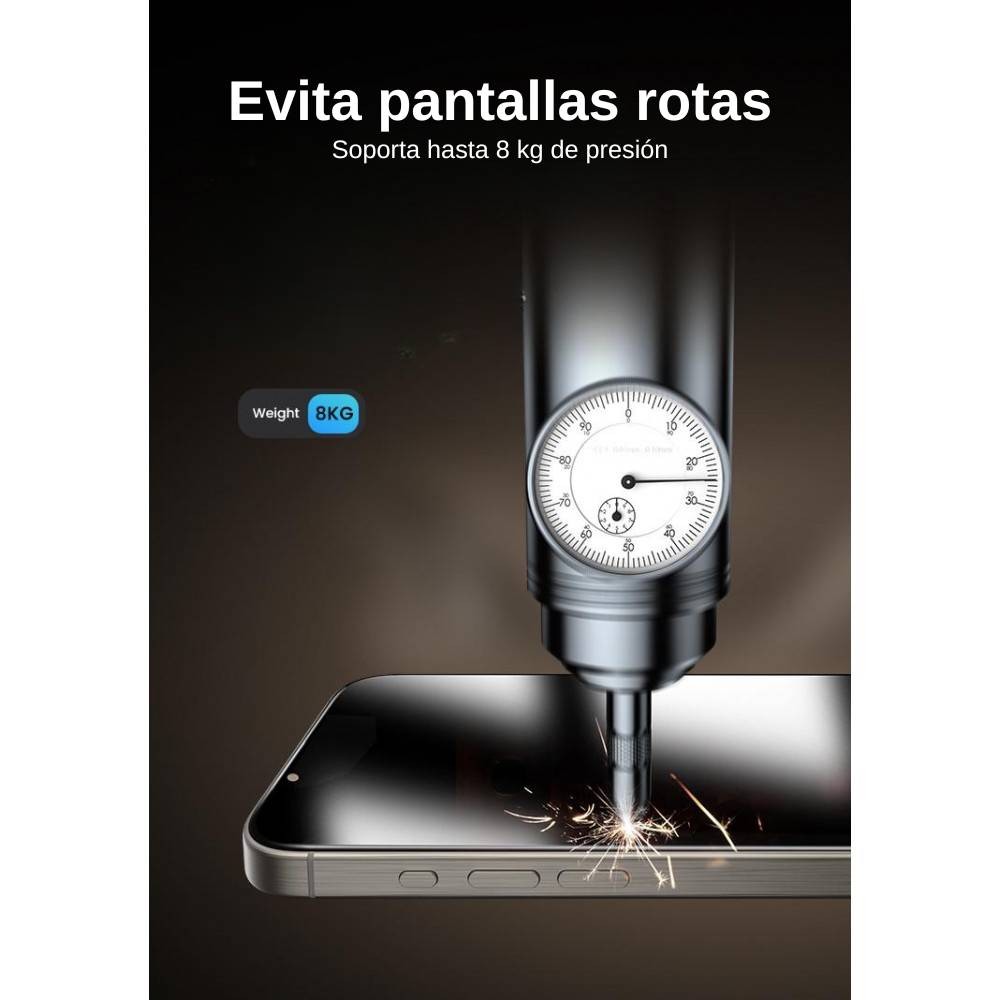 Mica de privacidad Ugreen anti-huellas para iPhone 15 Pro image number null