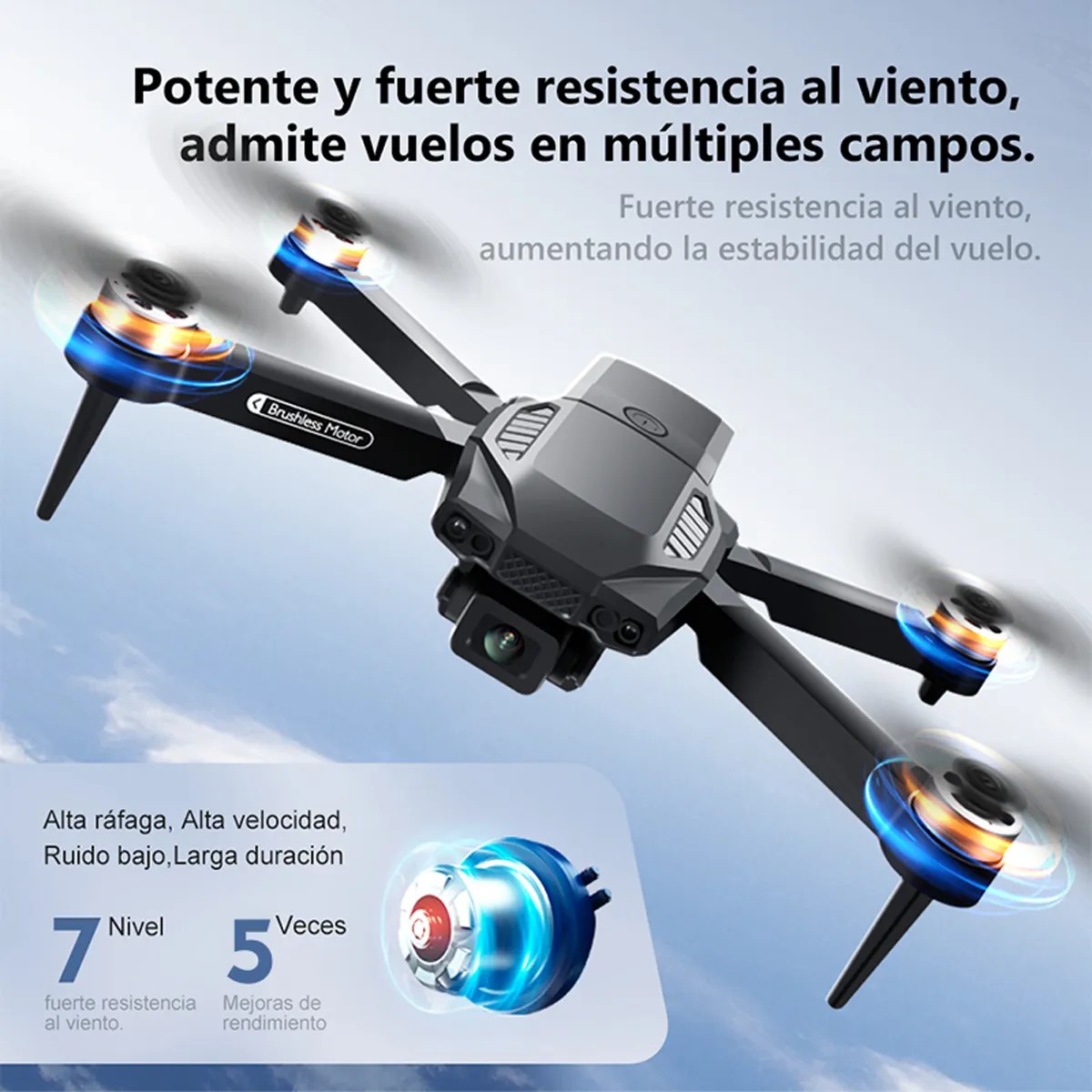 Mini drone ZLL F198 con c&aacute;mara 8K negro 2.4GHz image number null