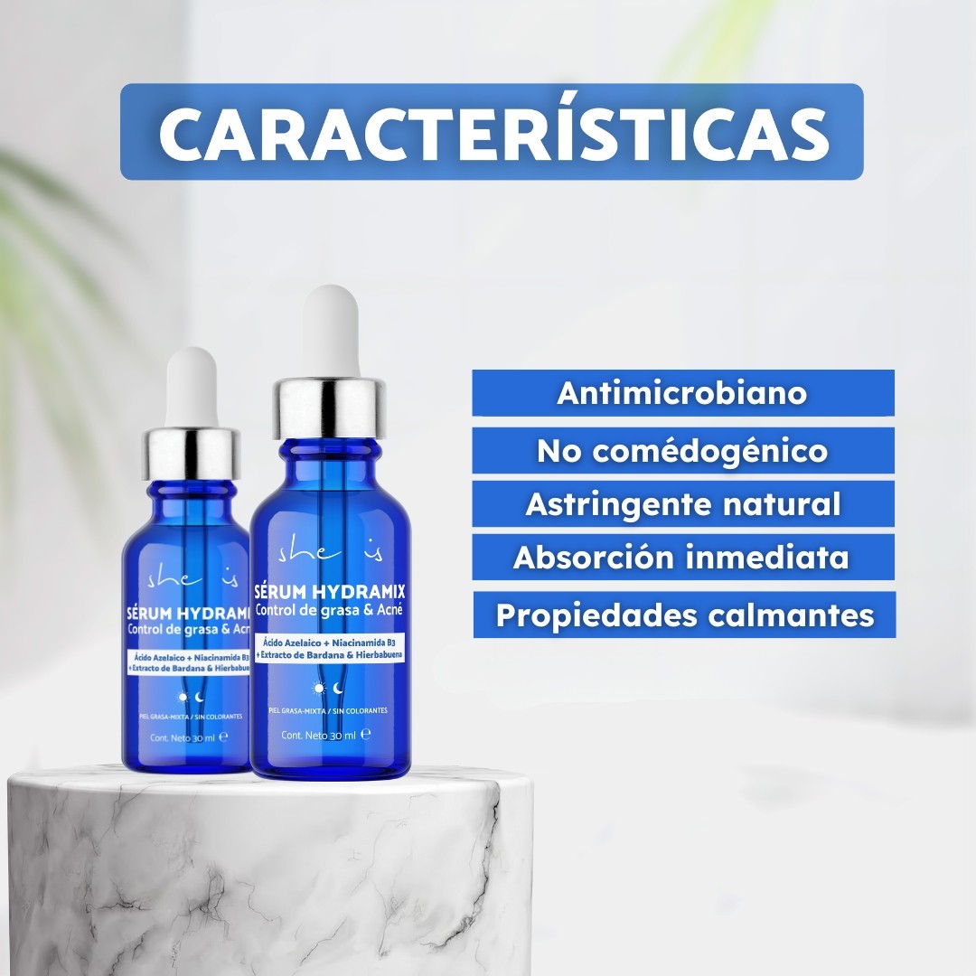 Serum Hydramix Matificante control de grasa 30ml, She is skincare image number null