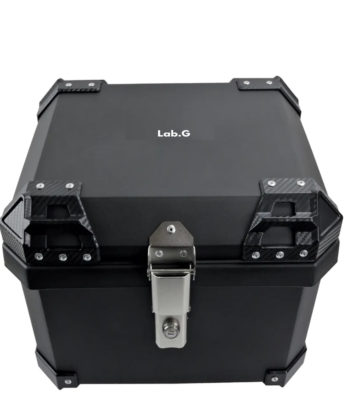 Baul Moto Caja Acabado Aluminio Funda Interior negro image number null
