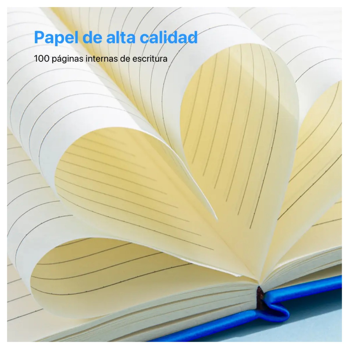 Libretas De Poliuretano 3 Piezas Color Azul image number null