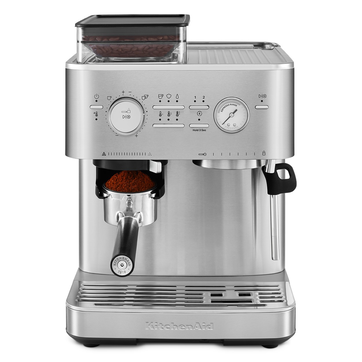 Cafetera Semiautom&aacute;tica Espresso KitchenAid KES6551SX de 2.5 Litros image number null