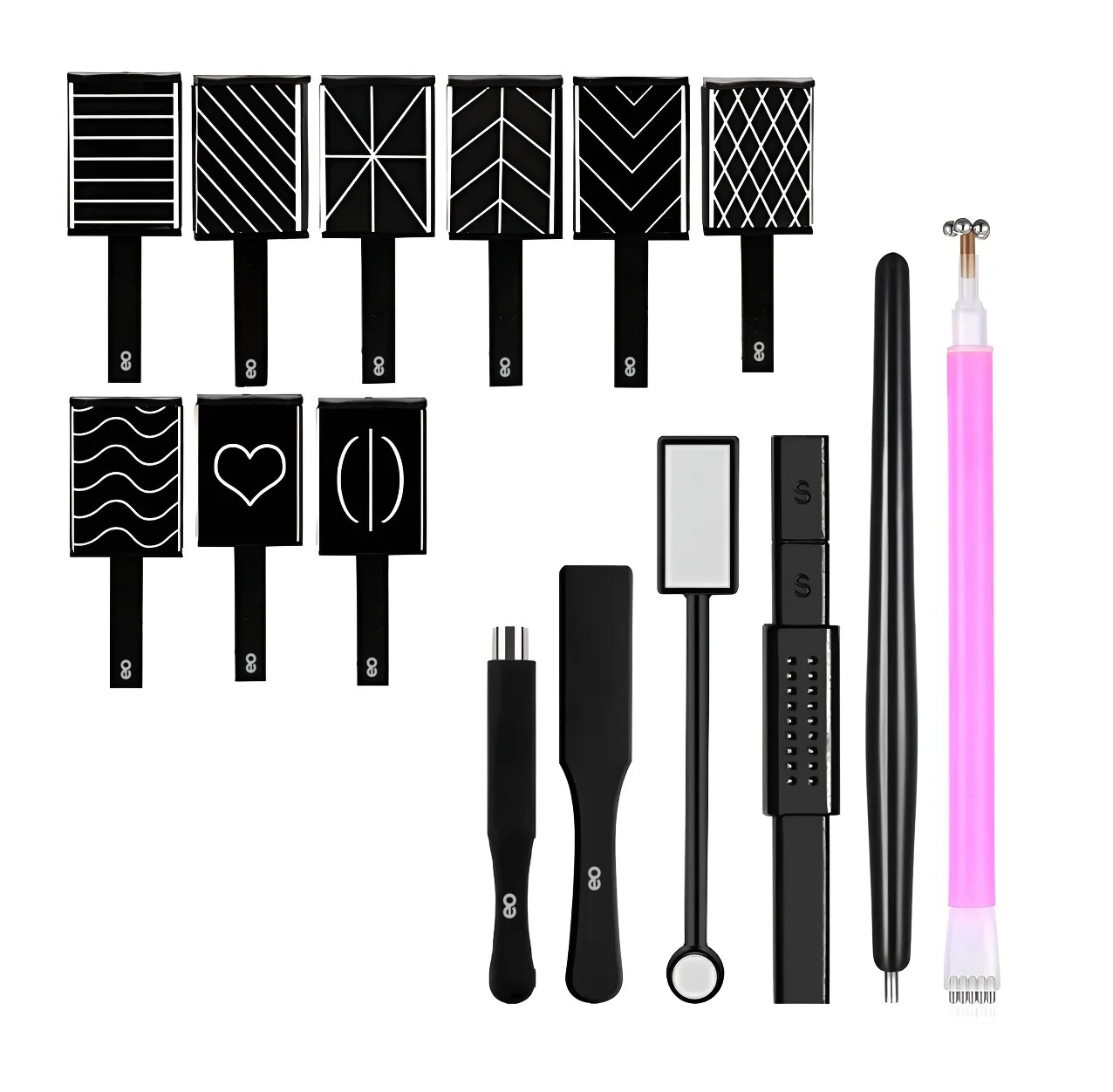 Iman Para U&ntilde;as Accesorios Para U&ntilde;as Efecto Ojo De Gato 15pcs Color Mix image number null