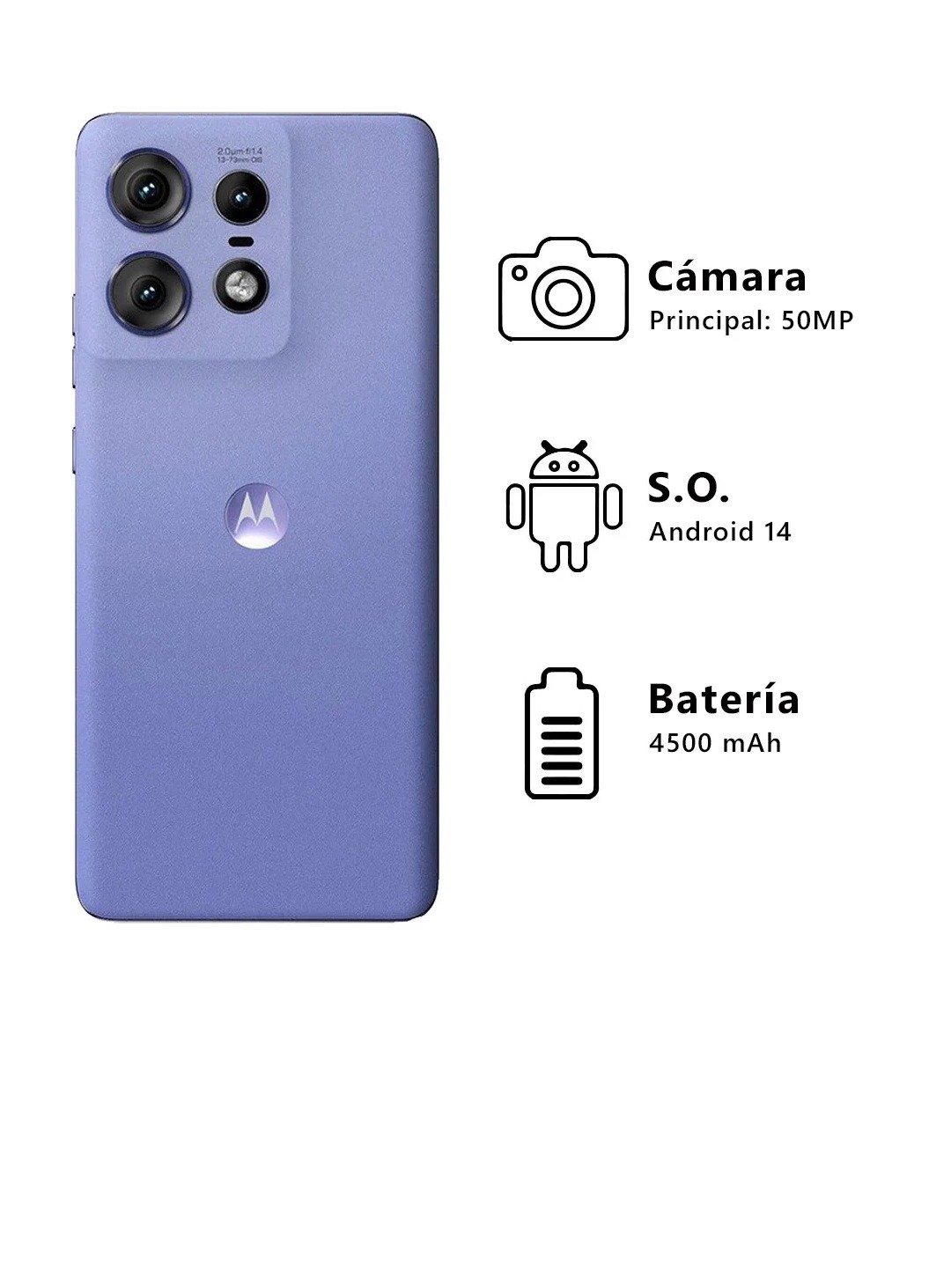 Motorola Edge 50 Pro 5G 512Gb 12Ram Color Morado Nuevo Libre image number null