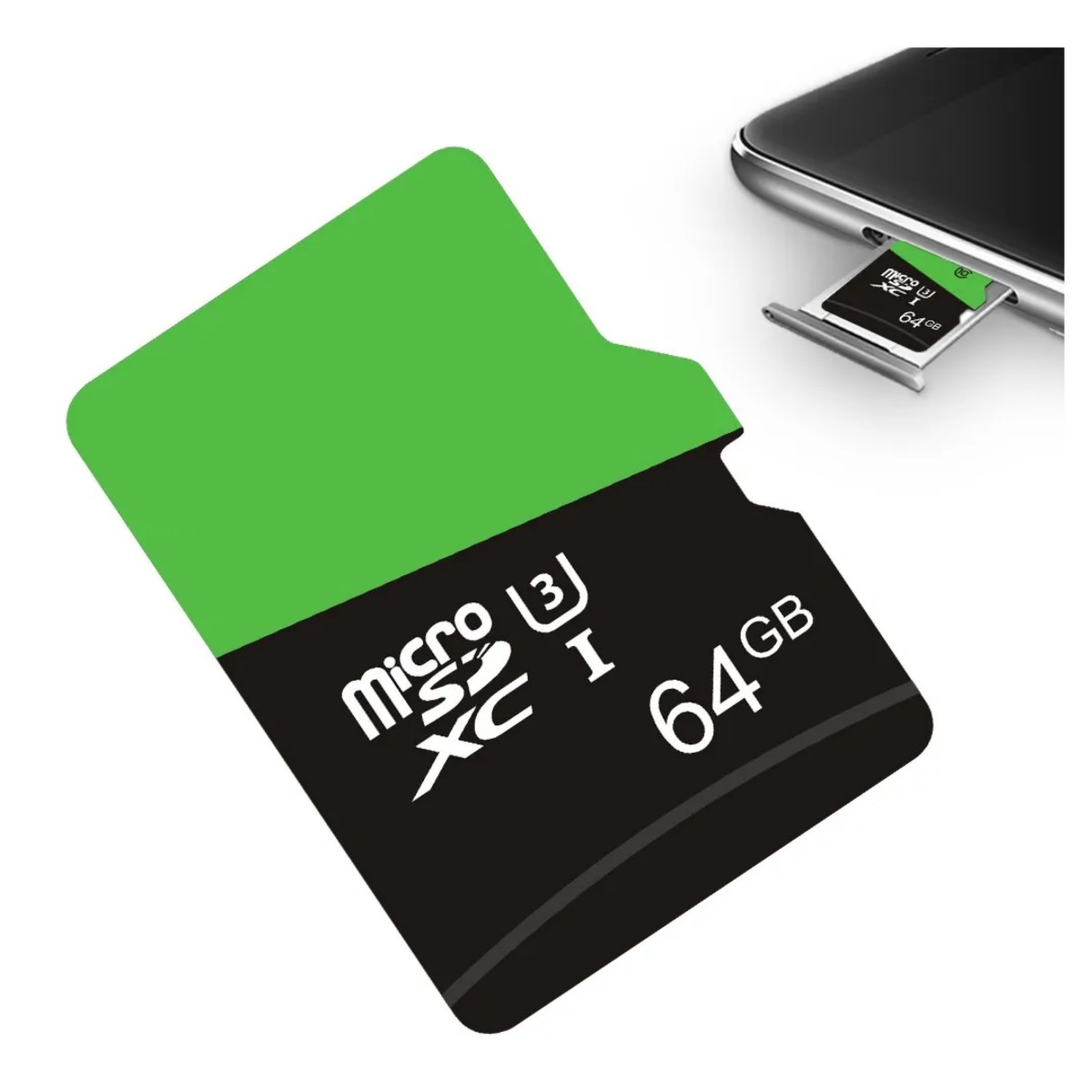 Kit De 5 Tarjeta De Memoria, De 64 Gb 5 Piezas Sd Card Negro image number null
