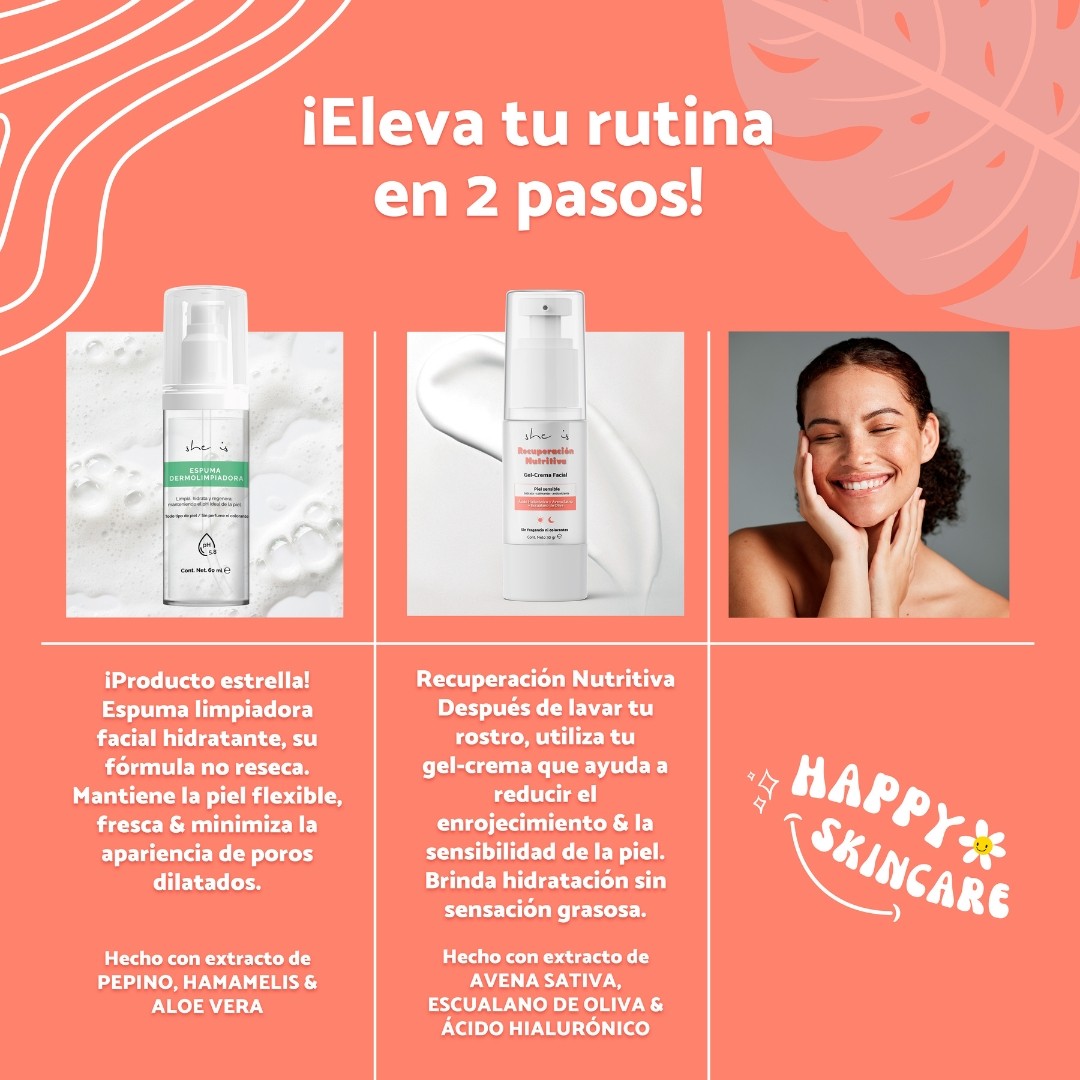 Set Facial para Piel Sensible She is skincare (2 productos) image number null