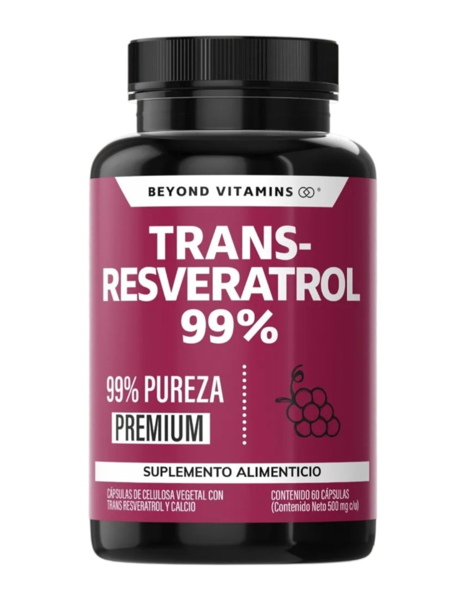 Trans - Resveratrol Capsulas 99% Con Calcio image number null