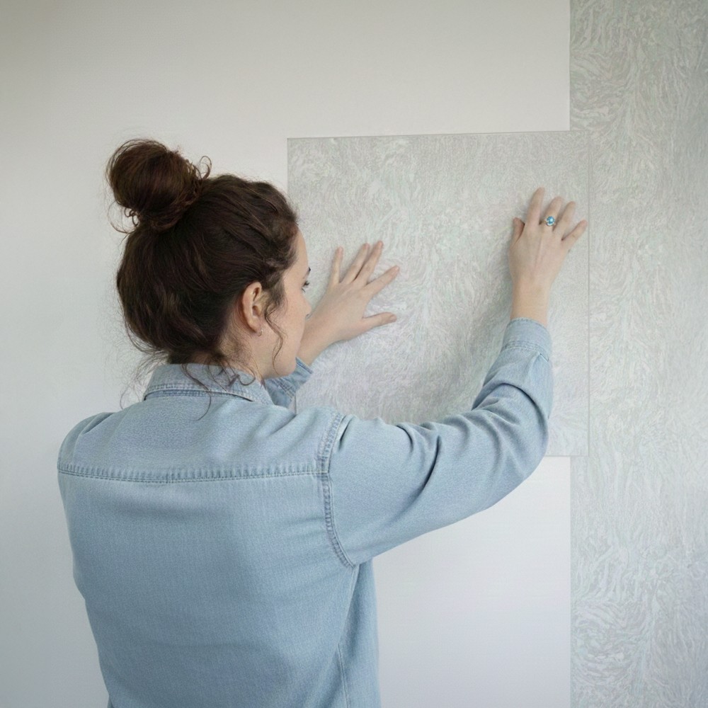 Ilios Innova | Papel Tapiz Decorativo M&aacute;rmol Gris Claro para Renovaci&oacute;n de Paredes y Muebles, Textura Elegante image number null