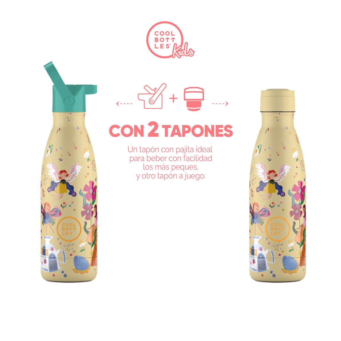 Cool Bottles Botella Termo Infantil Magical Fairies 350ml image number null