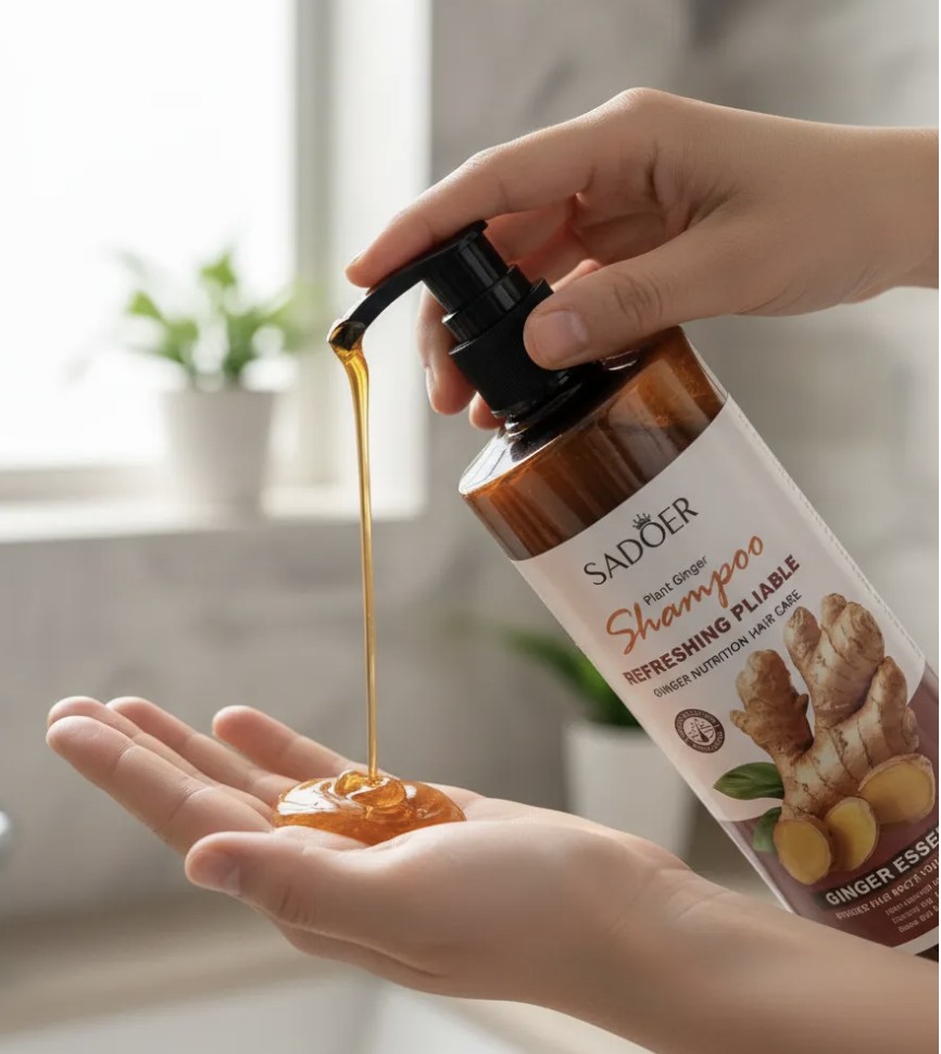 Shampoo Sadoer Jengibre Nutrici&oacute;n Refrescante 300ml image number null