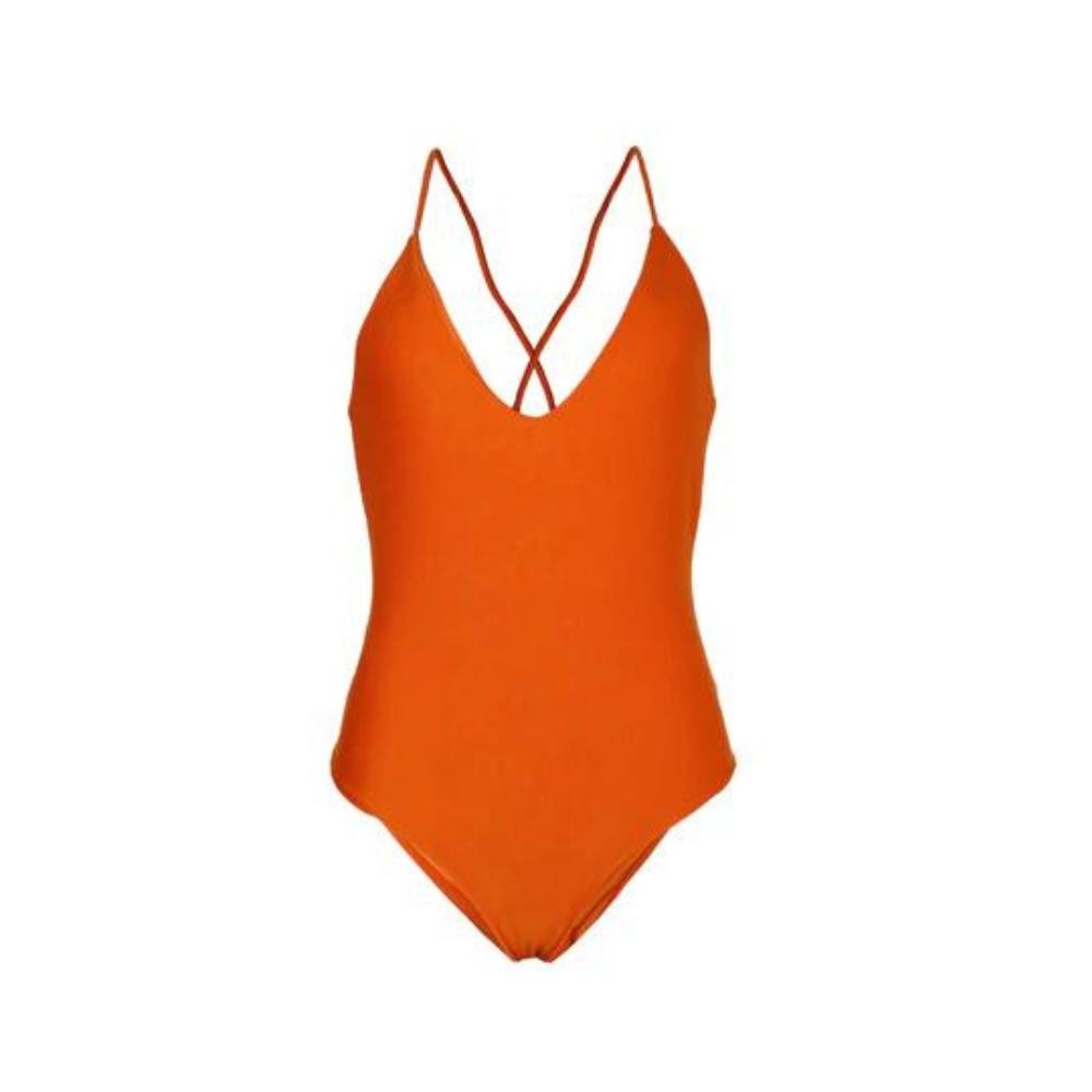 Vestido de Ba&ntilde;o Calathea J&B para Dama Color Naranja image number null