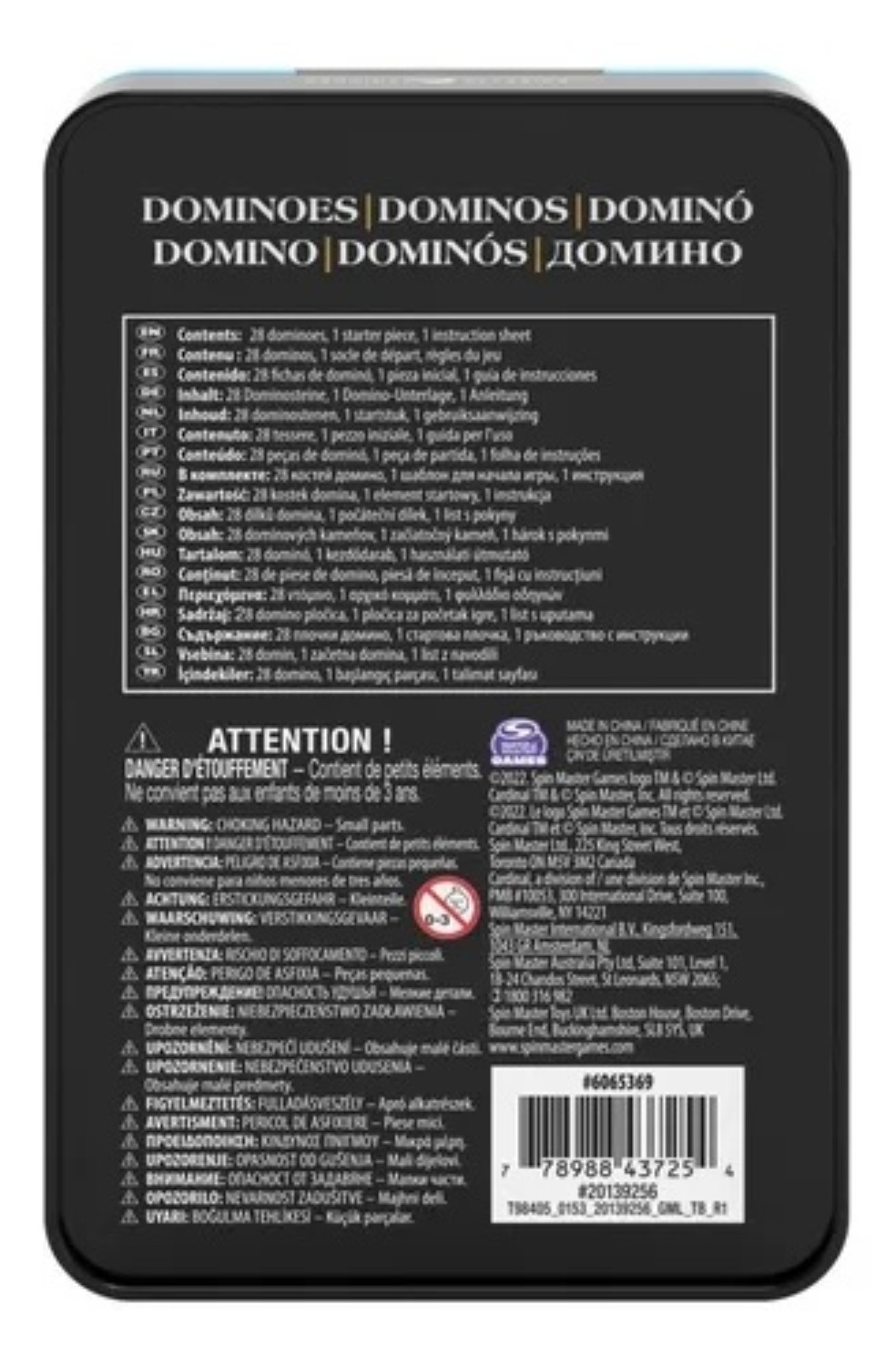 Domin&oacute; Doble 6 Con 28 Fichas Colores image number null