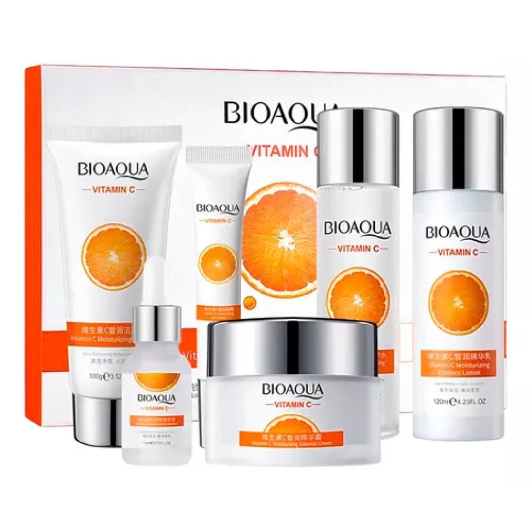 Kit Skincare Bioaqua Con Vitamina C Y Extracto De Naranja image number null