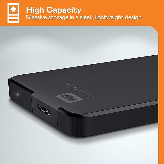 Western Digital 4TB Elements Portable External Hard Drive - USB 3.0 - WDBU6Y0040BBK-WESN. image number null