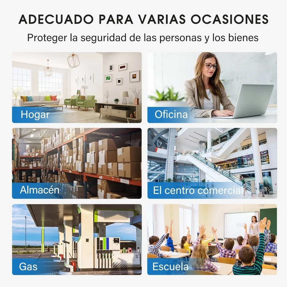 C&aacute;mara De Seguridad Wifi Exterior/interior Ip 3mp Con Alexa image number null