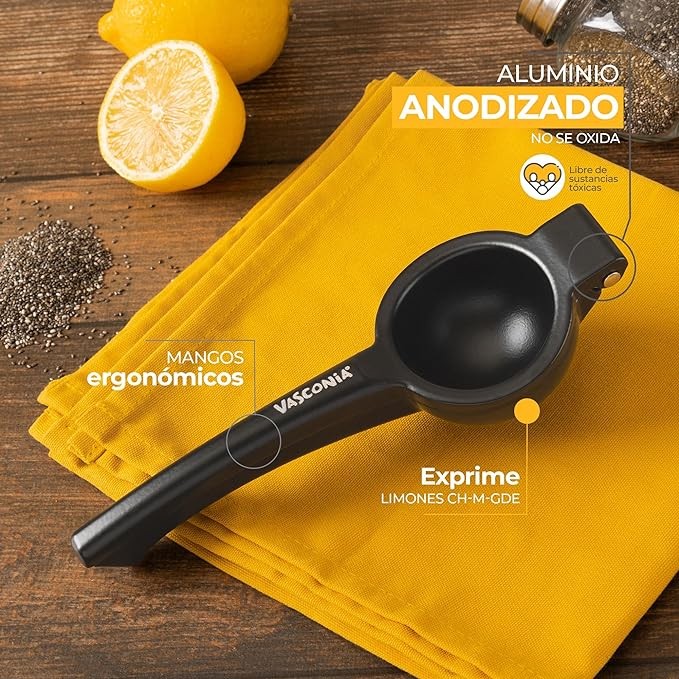 A Vasconia Esencial Exprimidor de Limones de Aluminio. image number null