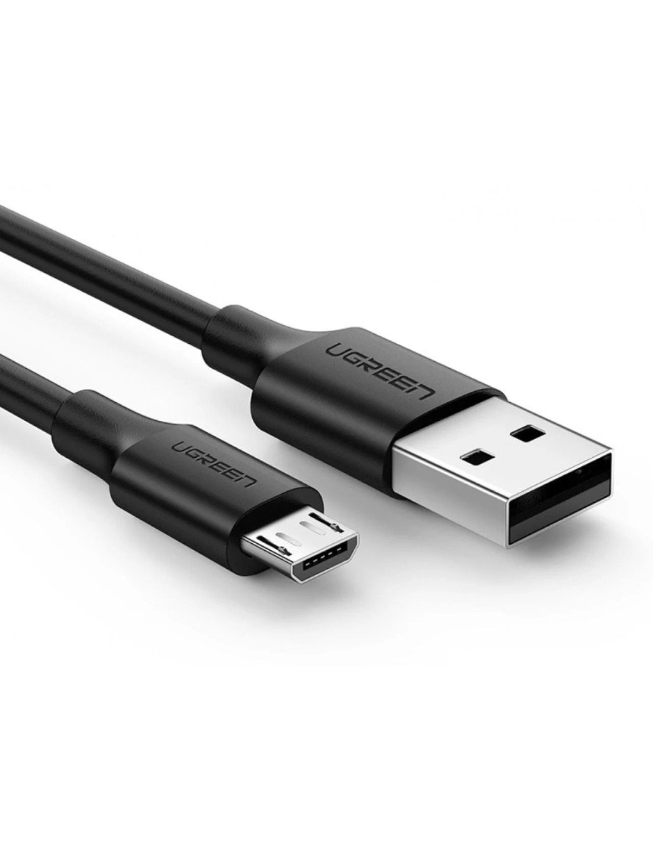 Cable USB A a Micro USB Ugreen 480 Mbps de 1 m color negro image number null