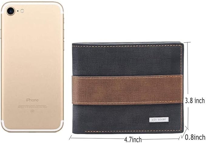 Cartera para caballero, carteras para hombre, billetera hombre minimalista image number null