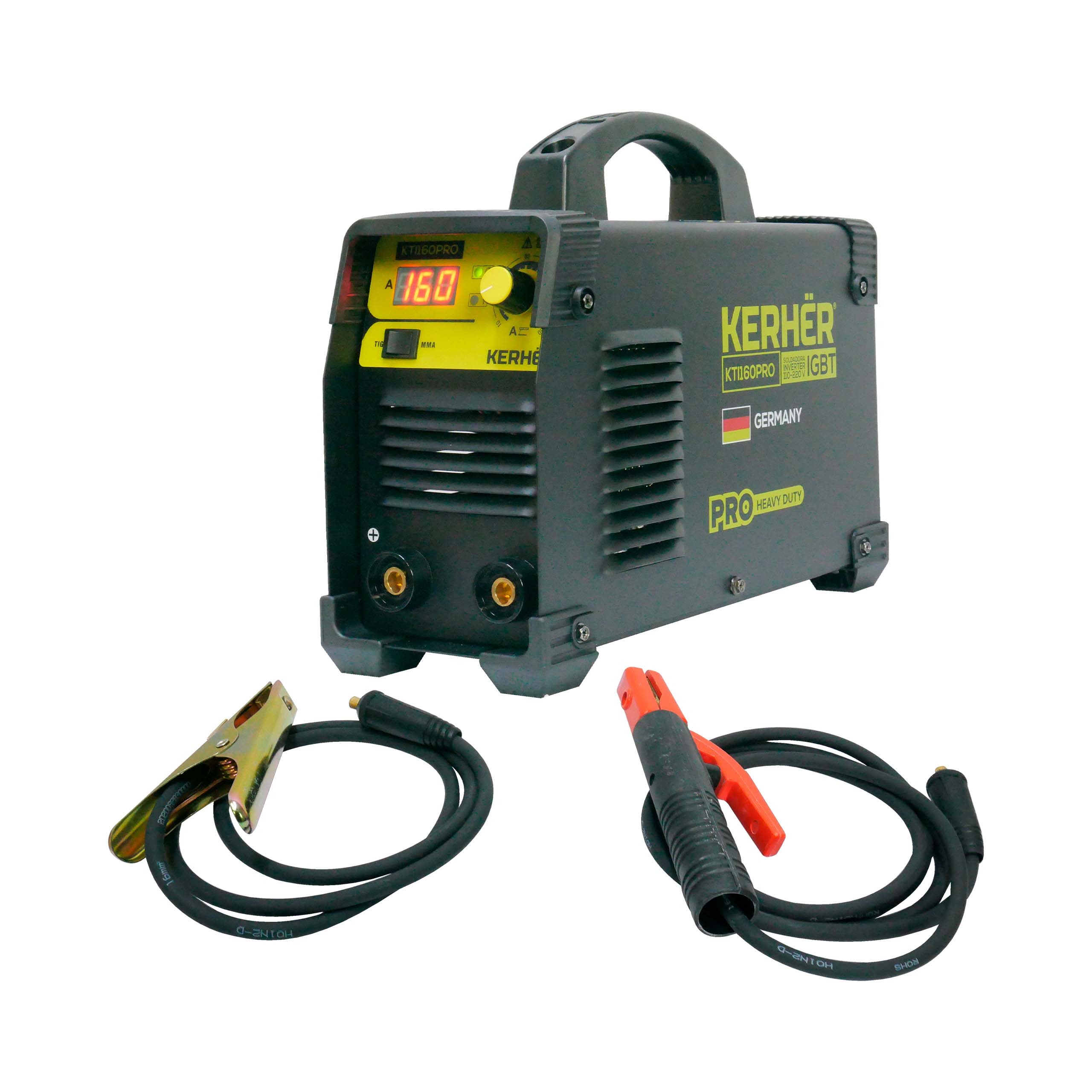 SOLDADORA INVERSORA KERHER KTI160PRO PRO TIG/MMA 160A 110/220V image number null