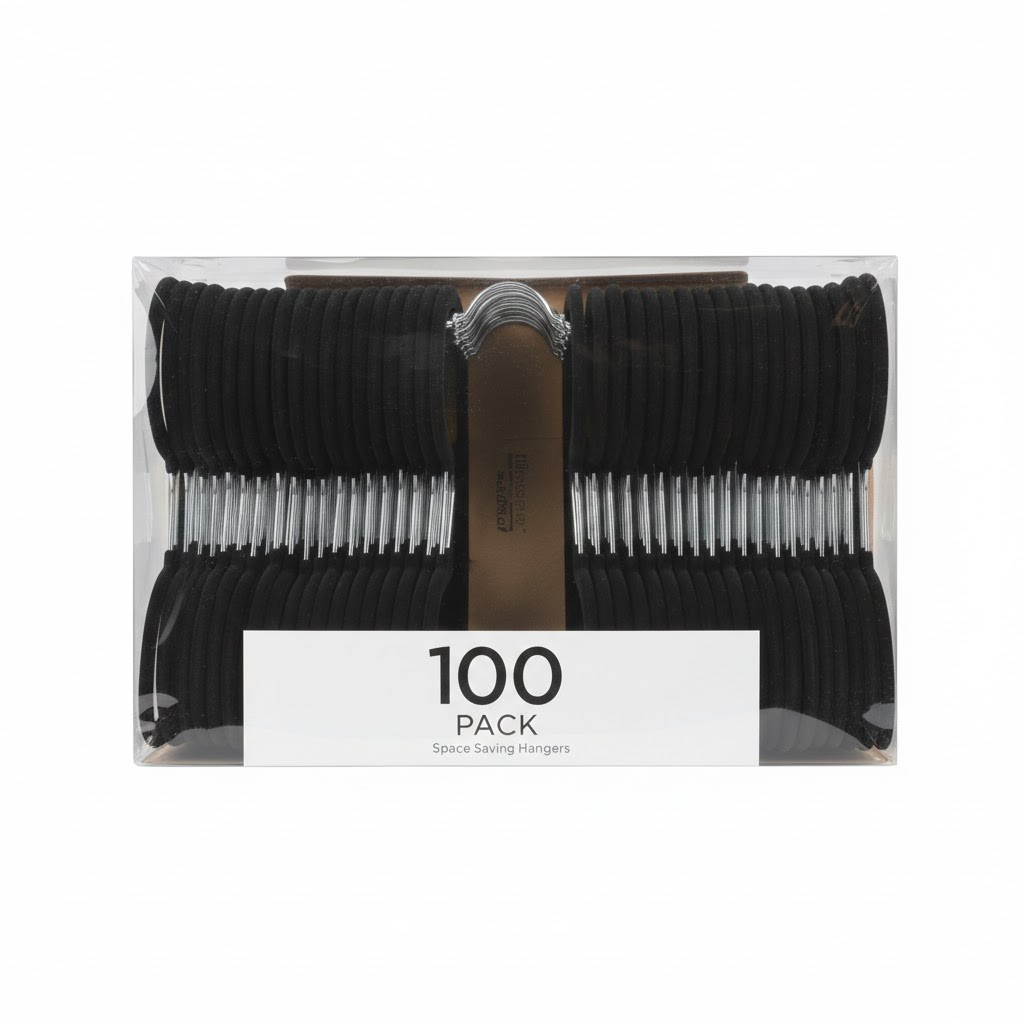 Gancho con forro de terciopelo color negro Silver Master modelo 17250 image number null