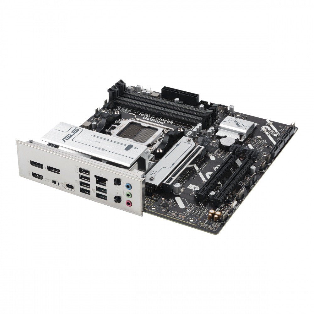 Tarjeta Madre ASUS PRIME B840M-A WIFI, Micro-ATX, Socket AM5, AMD B840, 192GB DDR5, HDMI/DP para AMD image number null