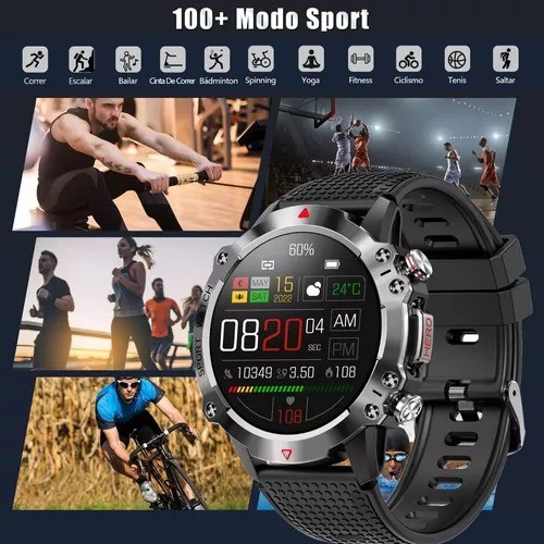 Reloj Inteligente T&aacute;ctico For Hombres (responder/llamar) image number null