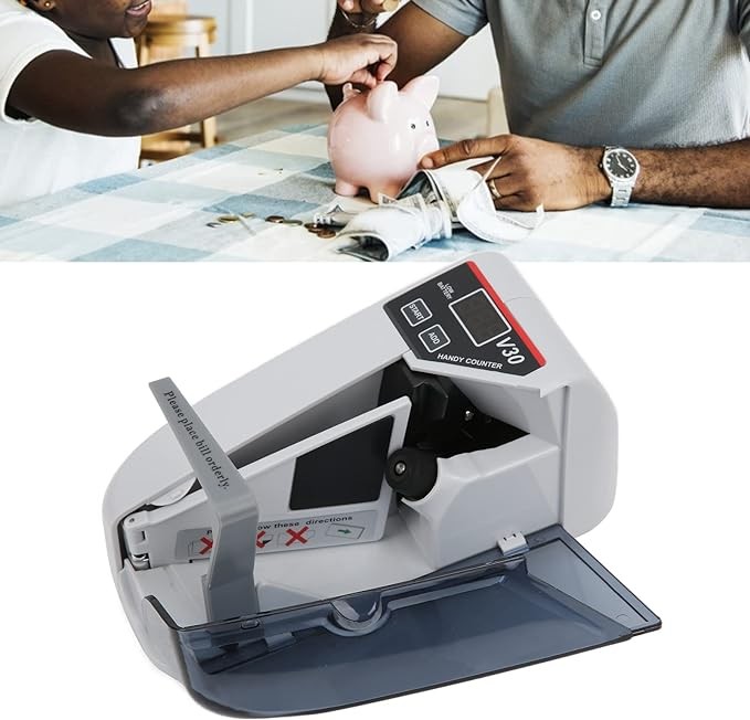 A Contadora de Billetes,Productos de Manejo de Dinero, Contadores de Billetes, M&aacute;quina de contador de dinero para Contador Pr&aacute;ctico de Billetes en Varias Monedas. image number null