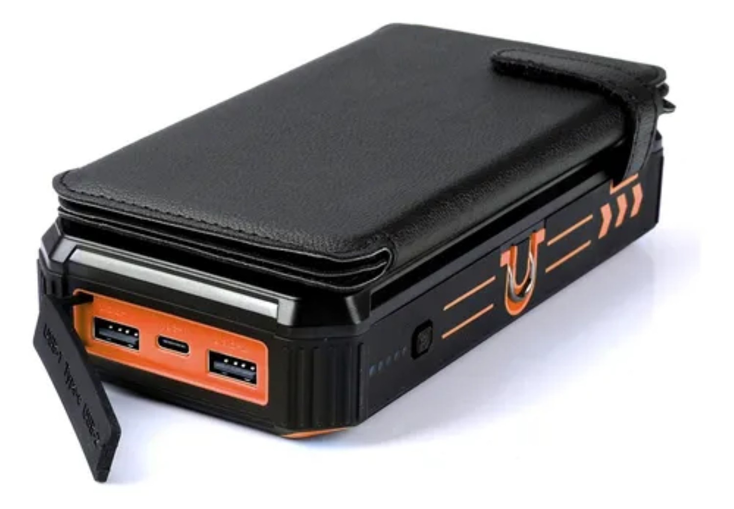 Power Bank Solar Port&aacute;til 36800mah Bater&iacute;a Con Luz 4 Cables image number null