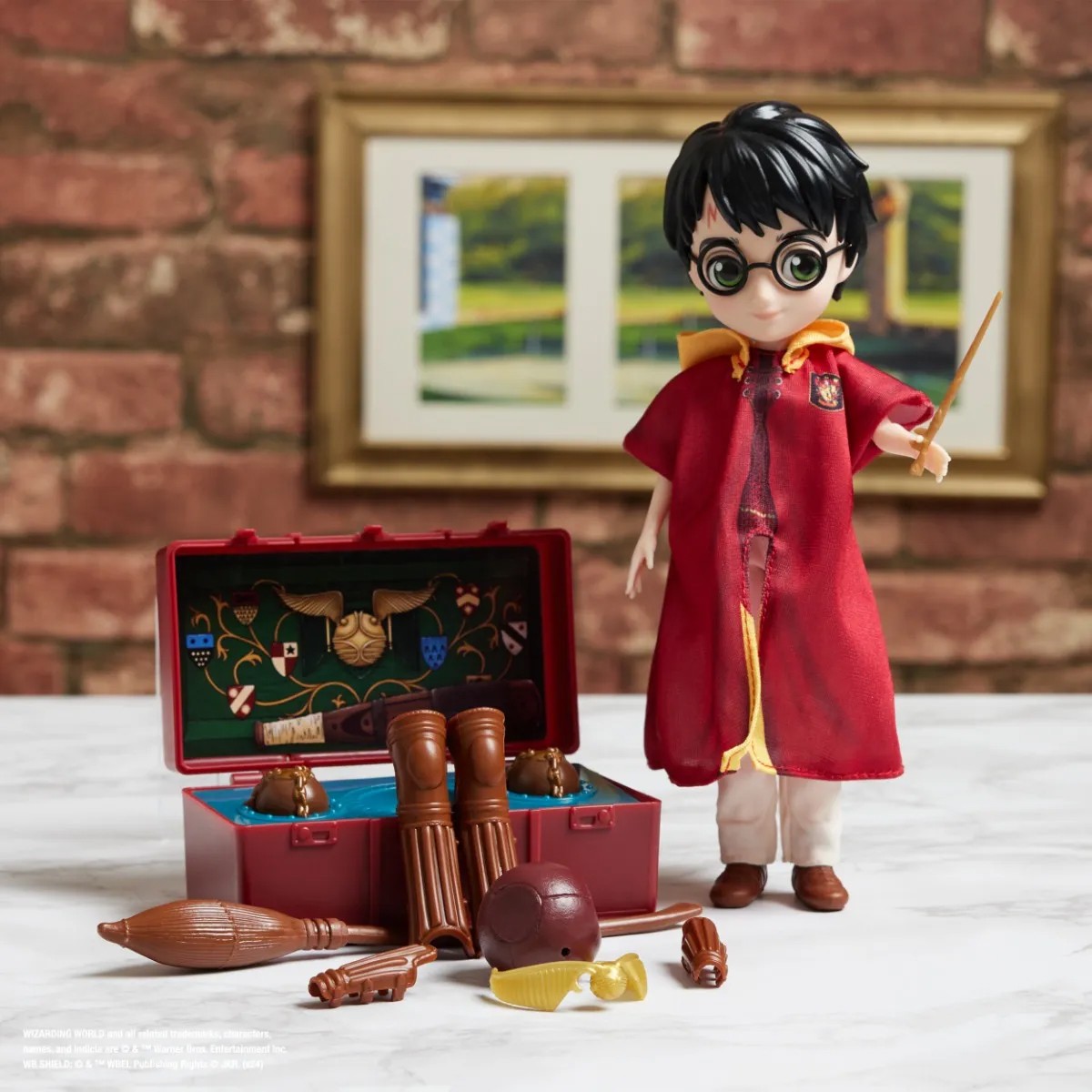Wizarding World Harry de Lujo 8" Quidditch image number null