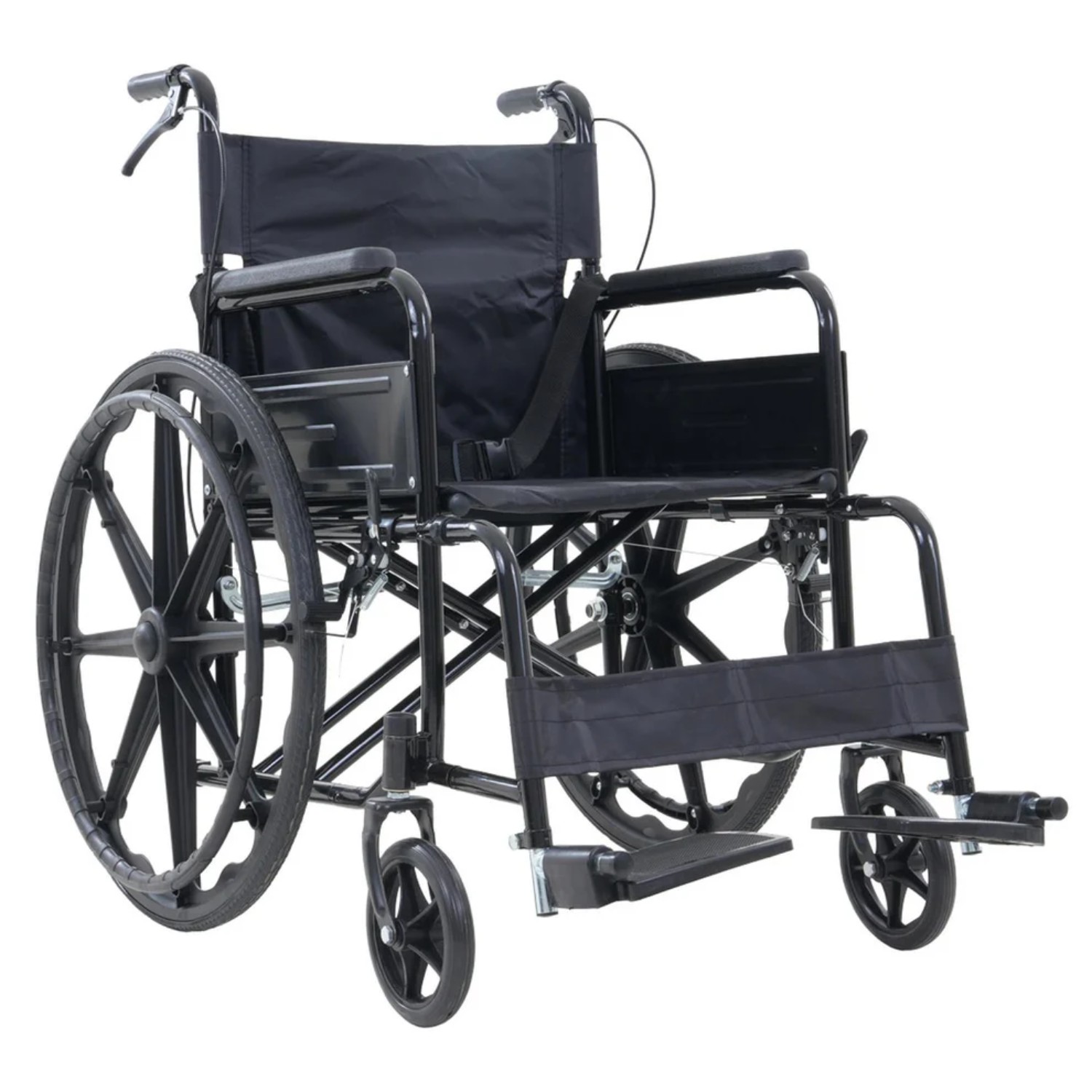 Silla De Ruedas Manual Plegable Todoterreno Acero Reforzado image number null