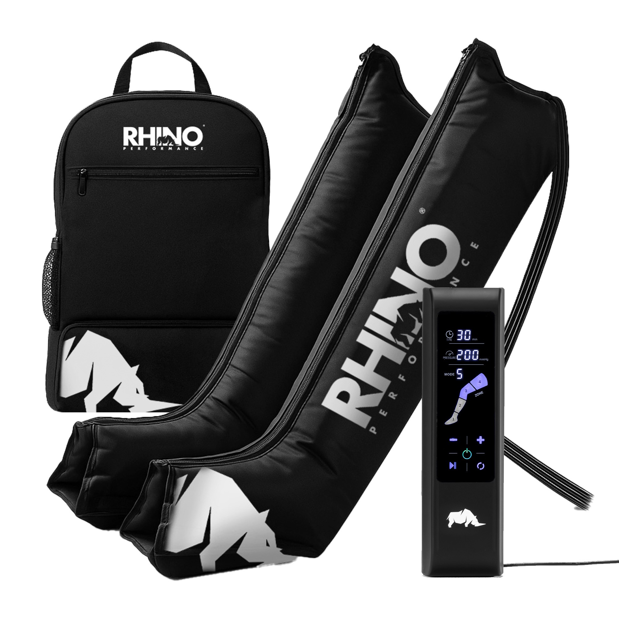 Kit Botas de Presoterapia PRO 3 - RHINO PERFORMANCE image number null