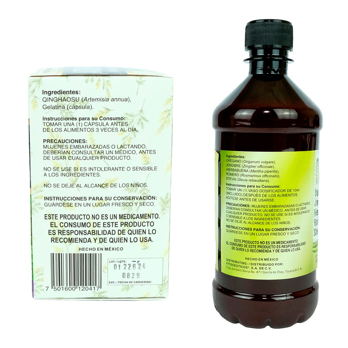 Artemisinina kit Inmunidad Total Defensas Caps jarabe image number null