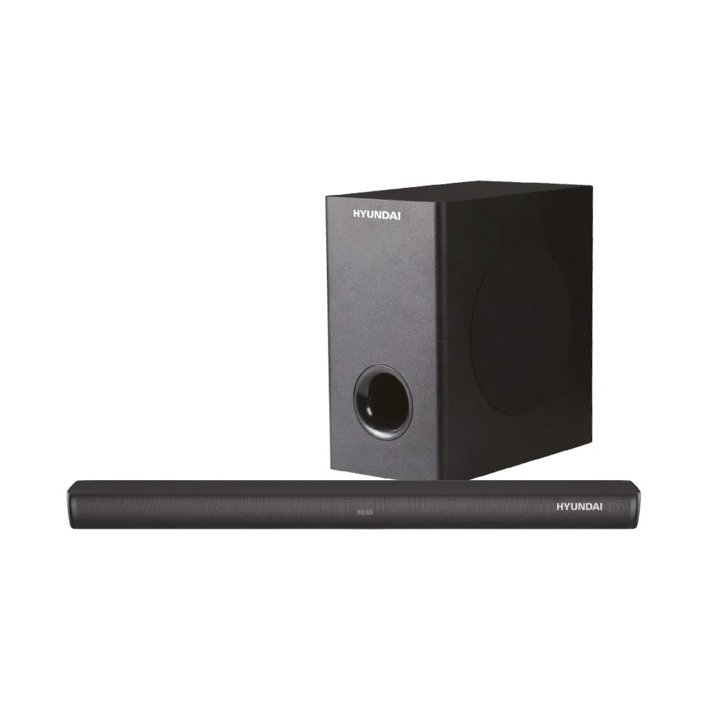 Barra de sonido Hyundai HYSB336W con Subwoofer Inal&aacute;mbrico Negro image number null