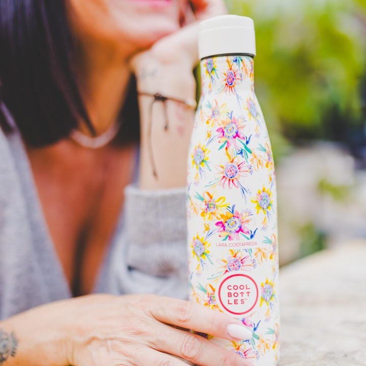 Cool Bottles Botella Termo Secret Blossoms 500m By Lara Costafreda image number null