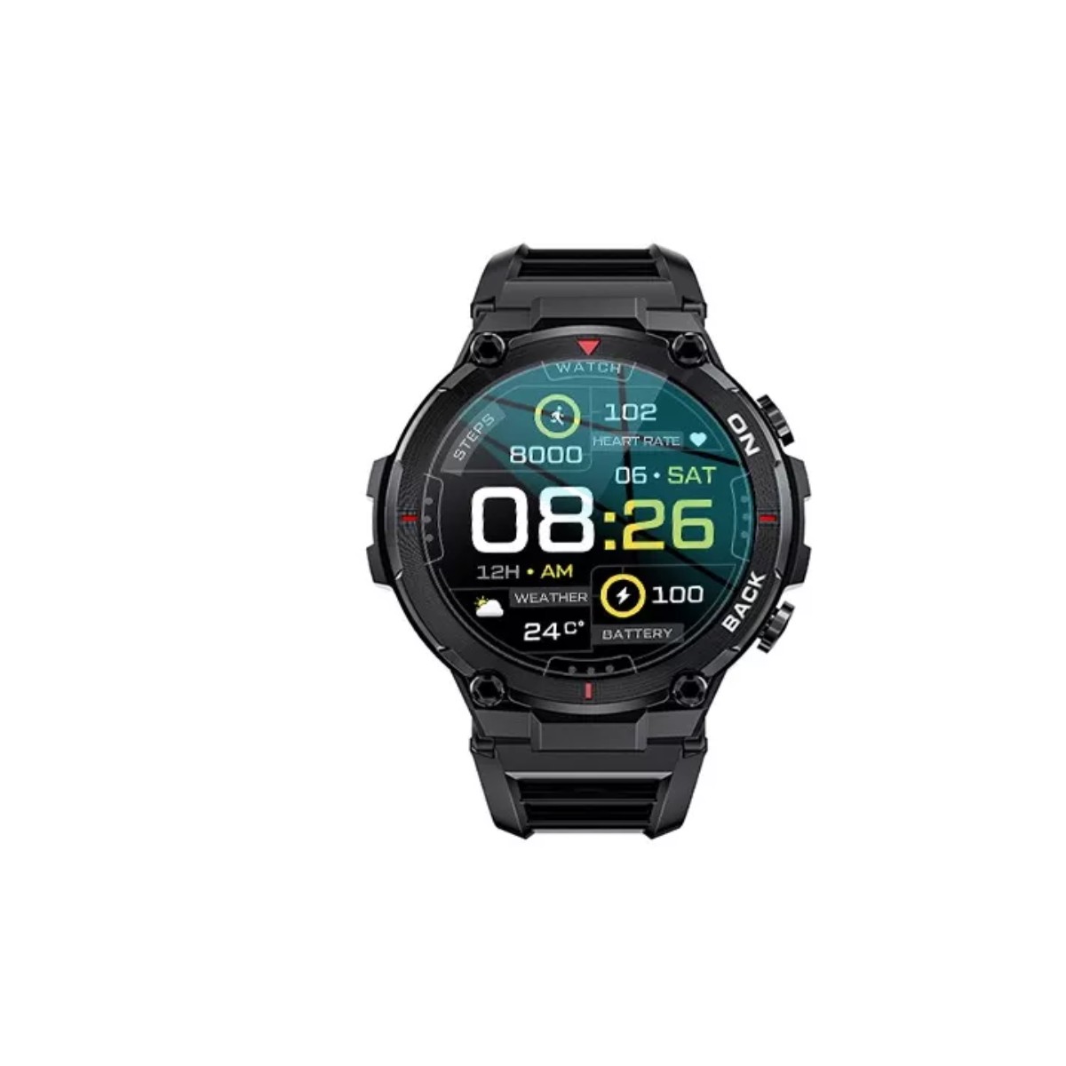 Reloj Inteligente Para Hombres Reloj Deportivo Gps Negro. image number null
