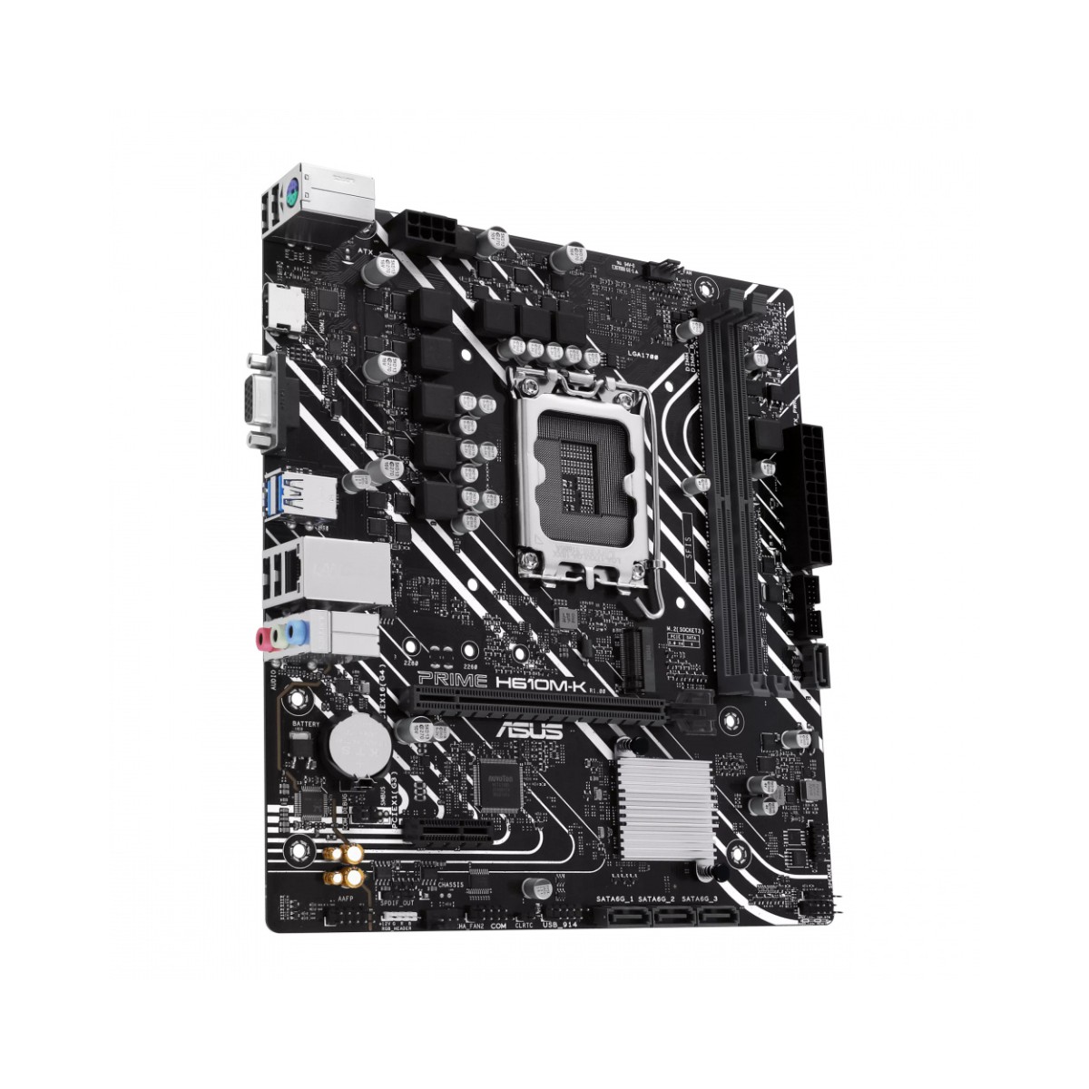 Tarjeta Madre ASUS PRIME H610M-K, Micro-ATX, LGA 1700, Intel H610, 96GB DDR5, HDMI para Intel image number null