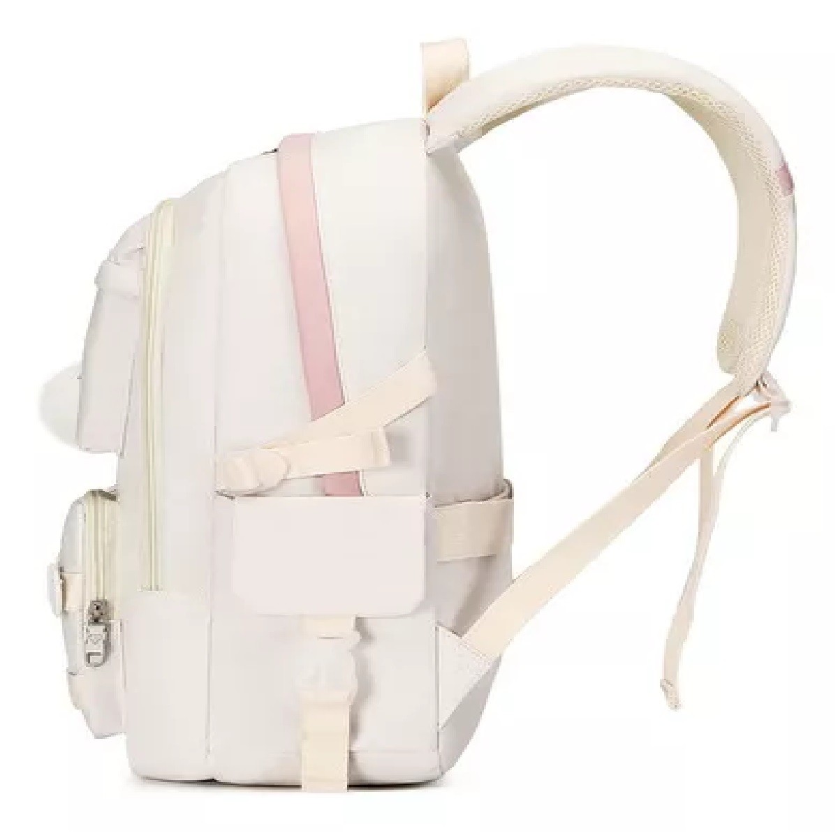 M Mochila Para Ni&ntilde;as Adolescentes, Estudiantes De Secundaria Color Blanco. image number null