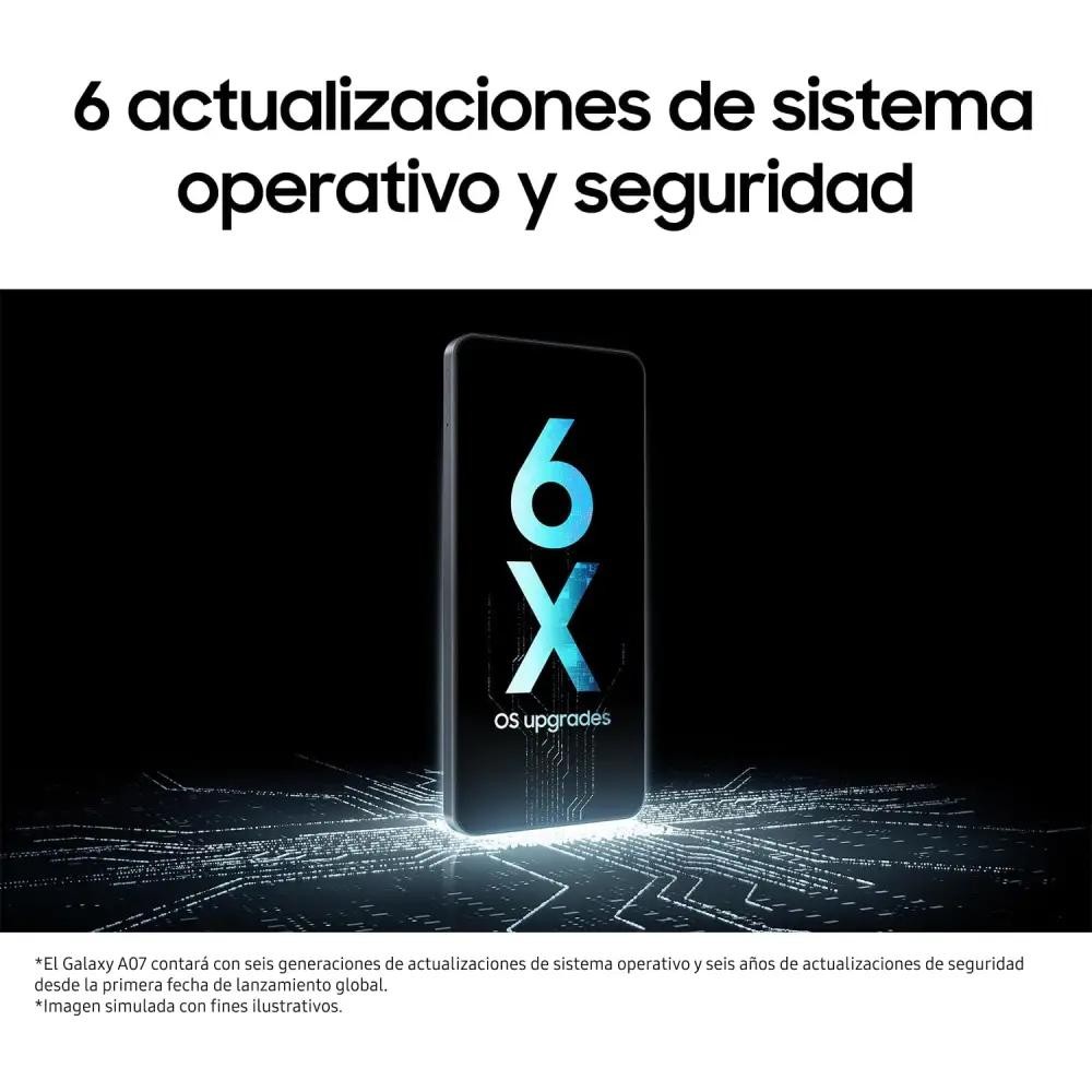 Samsung A07 64gb + 4gb IP54 6.7 50 Mp Telcel Negro image number null