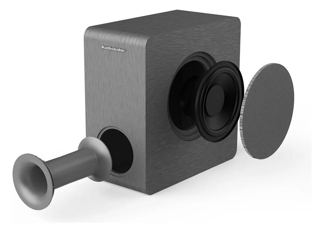 Barra de Sonido Audiobahn 2.1 con Subwoofer Inal&aacute;mbrico ASBAR1000PACK image number null