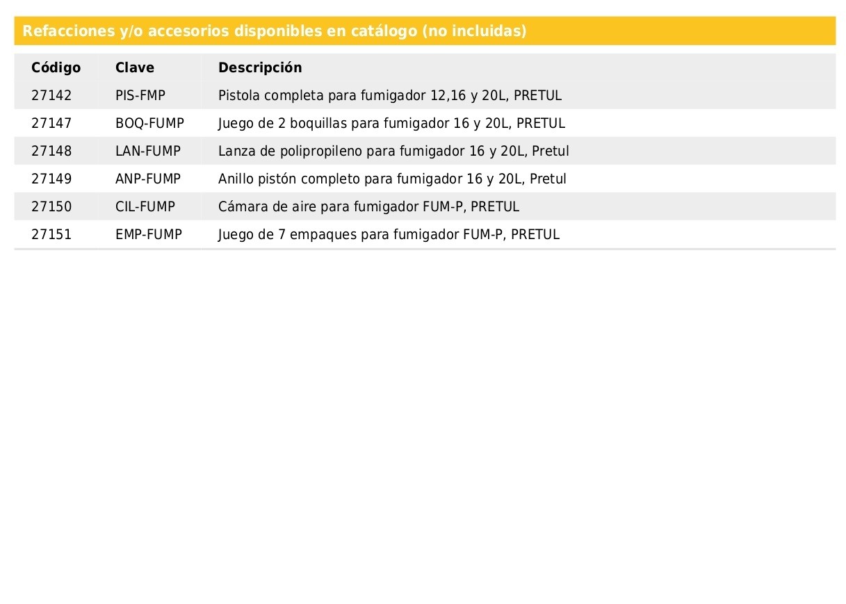 Fumigador de 20 L manual de mochila, Pretul image number null