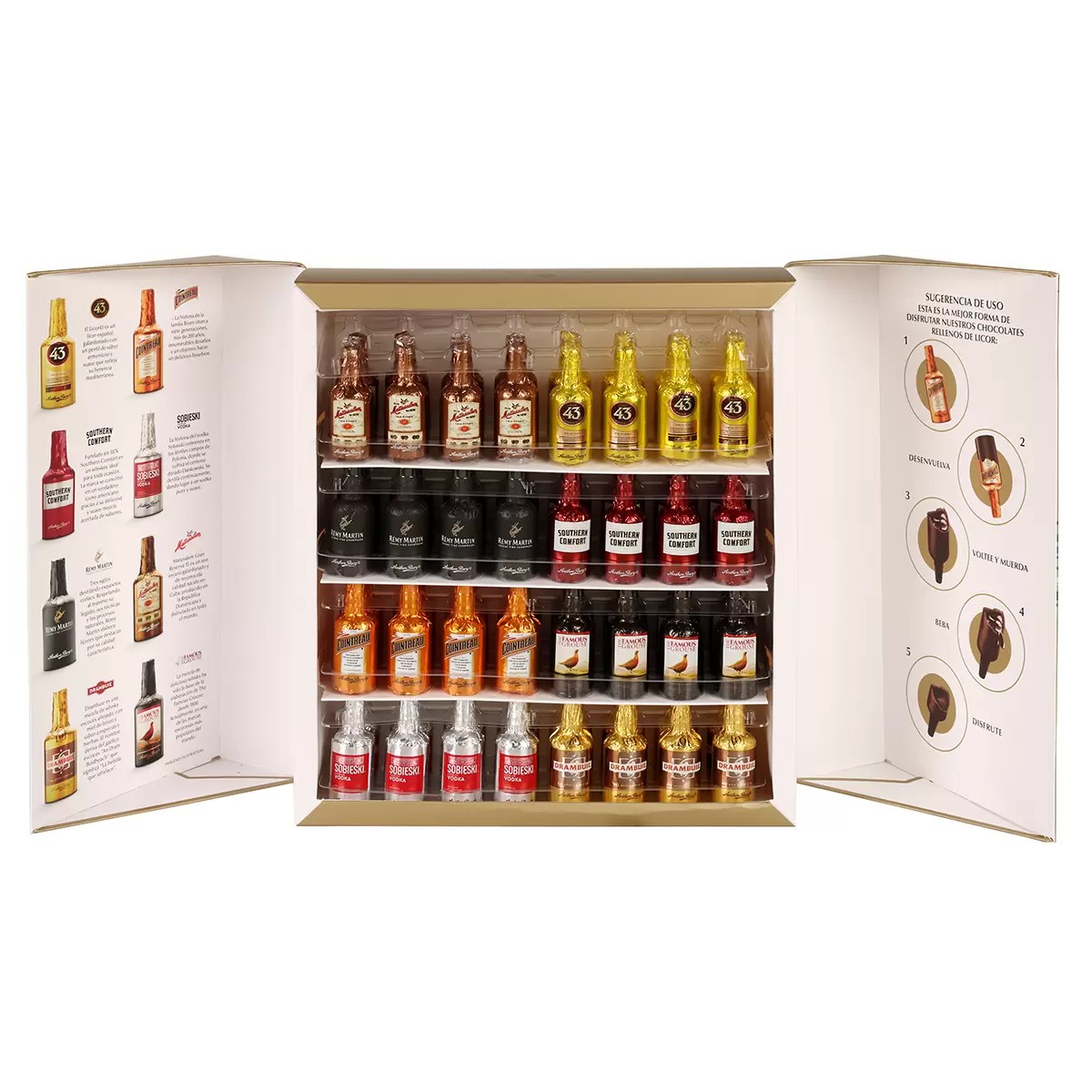 Anthon Berg - Chocolates Amargos Premium Rellenos de Licor 64 Pzas 1kg image number null