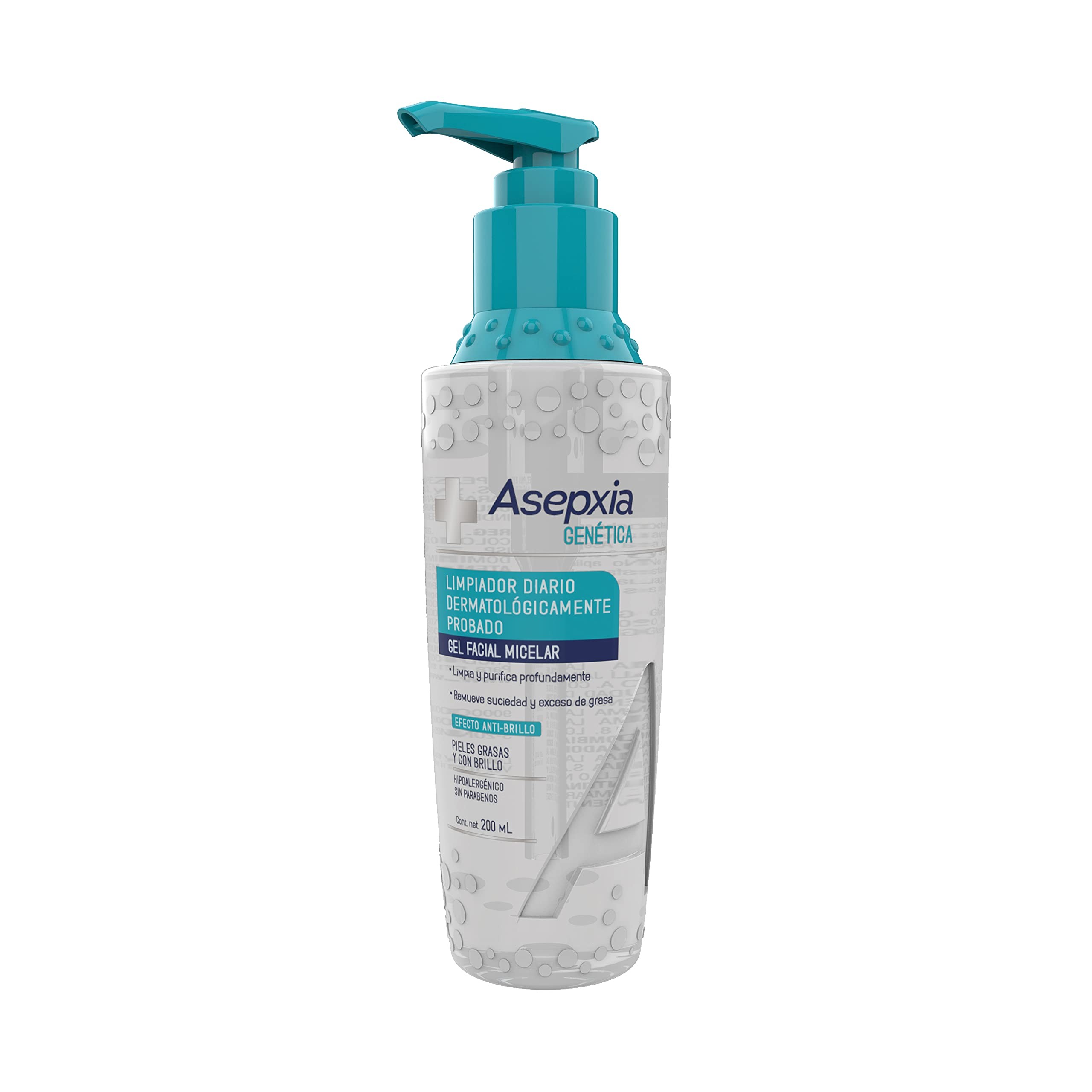Asepxia gen limpiador facial piel grasa image number null