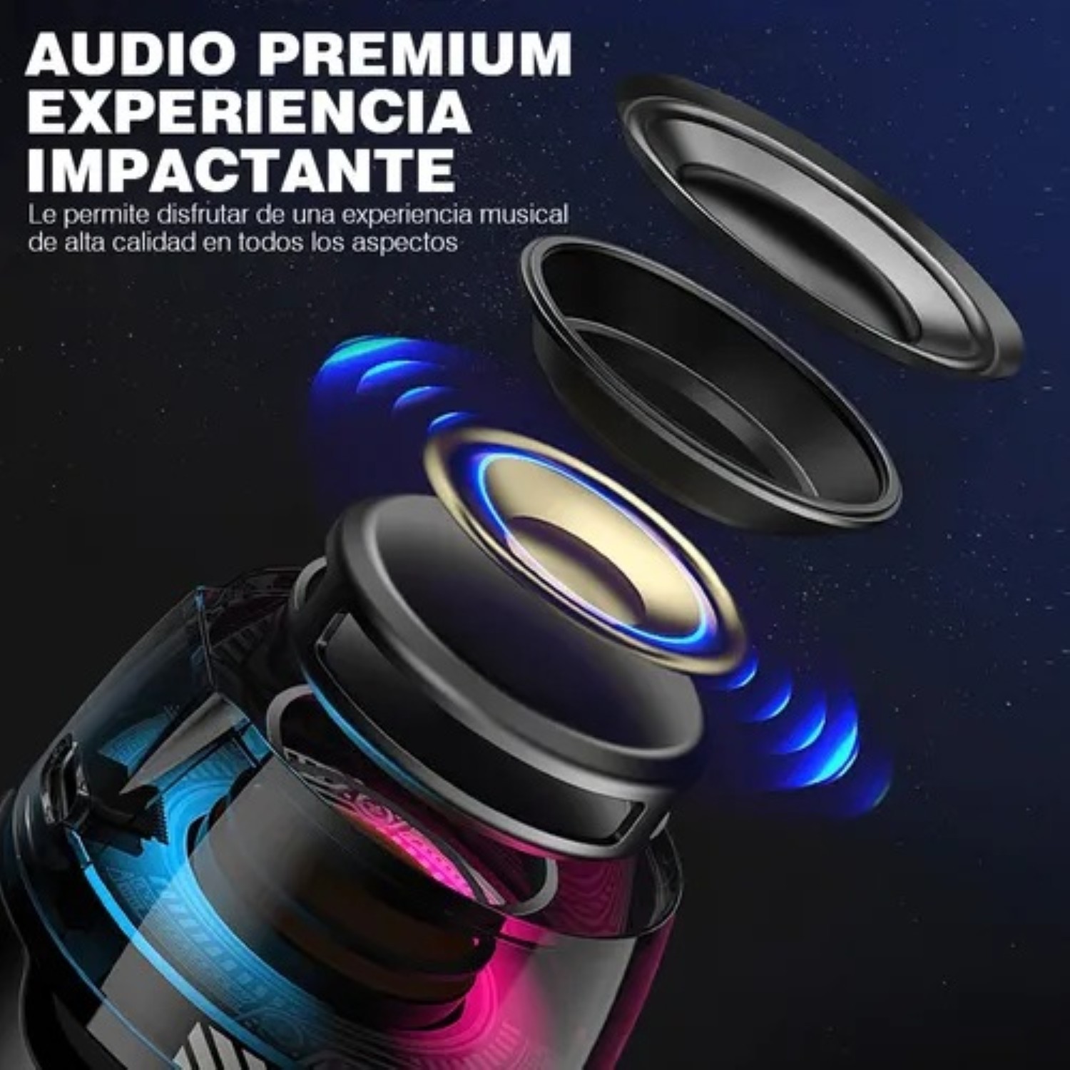 Multifunctional Port&aacute;til Magnetic Bluetooth Speaker G300 Purpura image number null