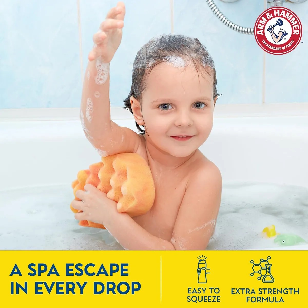 2 PACK - Jab&oacute;n 3 en 1 Arm & Hammer Essentials Kids Coco 665ml &ndash; Shampoo, Acondicionador y Body Wash Infantil image number null