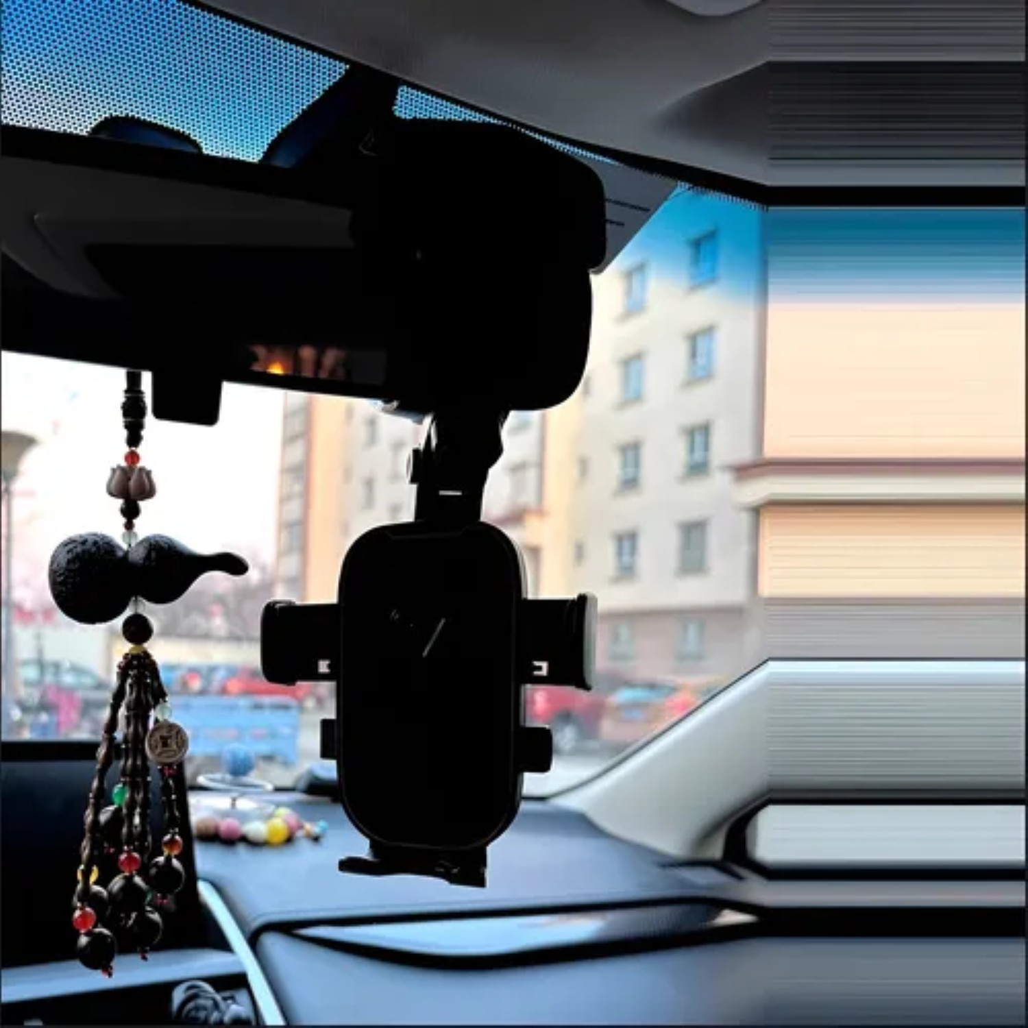 Soporte Para Celular Coche,porta Celular Carro 3en1 Estable negro image number null