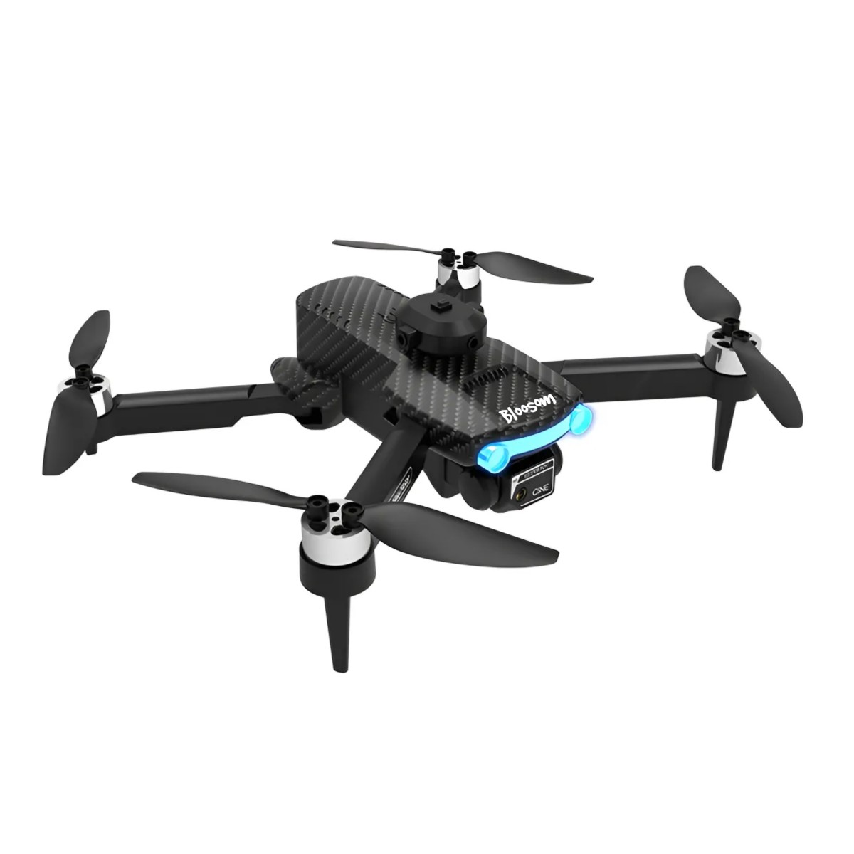 Drone De Motor Doble Sin Escobillas 4k Hd/4 Bater&iacute;as Negro image number null