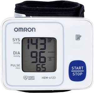 A Bauman&oacute;metro OMRON, Medidor de Presi&oacute;n Arterial de Mu&ntilde;eca HEM-6123, Tecnolog&iacute;a &uacute;nica, Color Blanco, 1 unidad. image number null